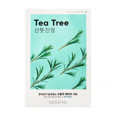 Маска с экстрактом чайного дерева Missha Airy Fit Sheet Mask Tea Tree 